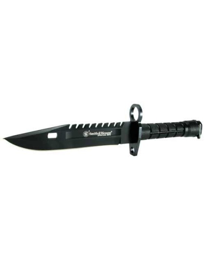 S&w Bayonet Special Ops M-9 - 7.8" Fixed Blade Black