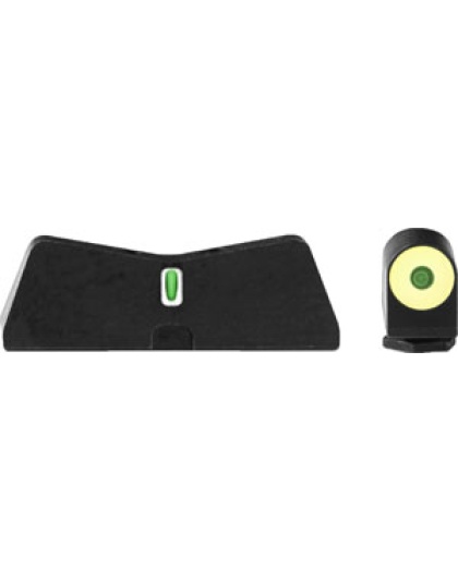 Xs Dxt2 Big Dot Yellow S&w M&p - Full Size-comp Def Exp Set