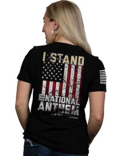 Nine Line Apparel I Stand - Women's T-shirt Black X-large