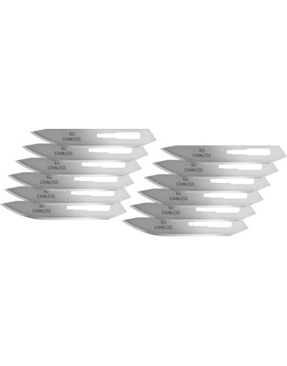 Havalon Knives #60xt Stainless - Steel Replacement Blades 12 Pk