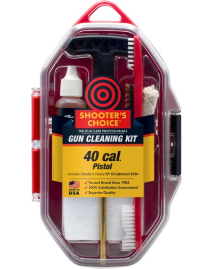 Shooters Choice 40 Cal Pistol - Cleaning Kit