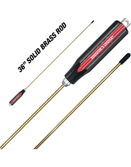 Shooters Choice 36" Brass Rod - .22 Cal & Larger