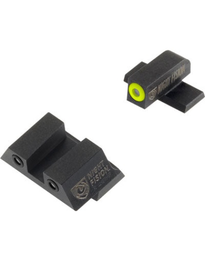 Night Fision Tritium Yellowdot - Square Rear Sprgfld Xd-m-2 Set