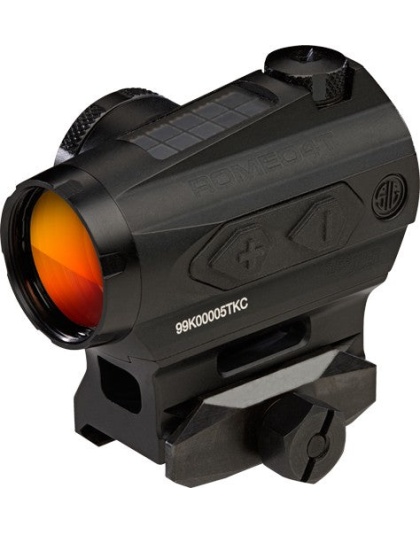 Sig Optics Red Dot Romeo 4t - 2 Moa Circle Dot Solor Black