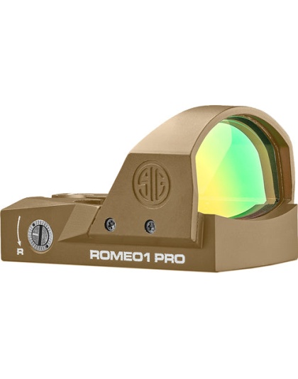 Sig Optics Reflex Sight Romeo1 - Pro 6moa 1x30 Steel Shroud Fde