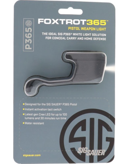 Sig Optics Weapons Light White - Foxtrot 365 Black