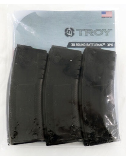 Troy Magazine Ar-15 5.56x45 - 30rd Black Polymer 3-pack