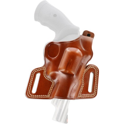 Galco Silhouette High Ride Hlr - Rh Leather S&w K Fr 19 4" Tan
