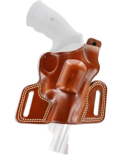 Galco Silhouette High Ride Hlr - Rh Leather S&w K Fr 19 4" Tan