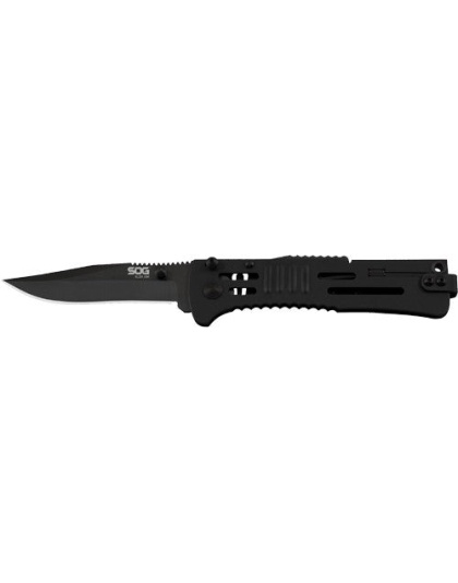 Sog Knife Slim Jim Black Tini - Black Clip Point 3.18" Blade