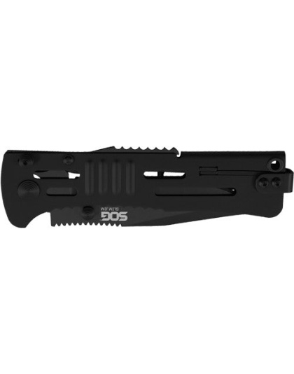 Sog Knife Slim Jim Black Tini - Black Clip Point 3.18" Blade