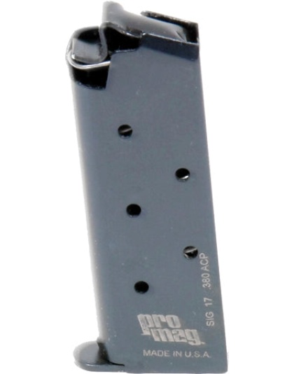 Pro Mag Magazine Sig P238 - .380acp 6-rounds Blued Steel