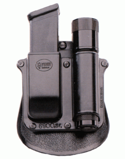 Fobus Flashlight-mag Pouch - Paddle Style Double Stack Mag