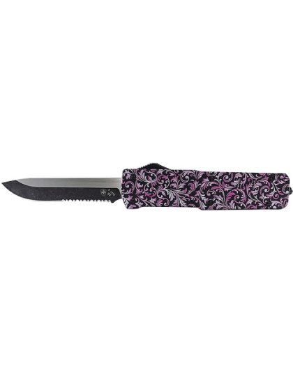 Templar Knife Small Otf Pink - 3.5" Black Dp Aluminum Hndl