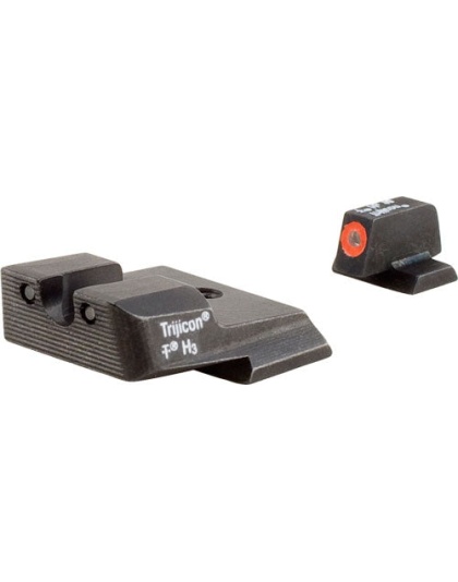 Trijicon Night Sight Set Hd - Orange Outline S&w M&p