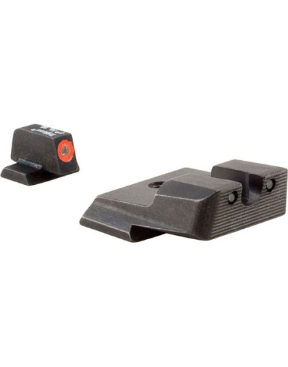 Trijicon Night Sight Set Hd - Orange Outline S&w M&p