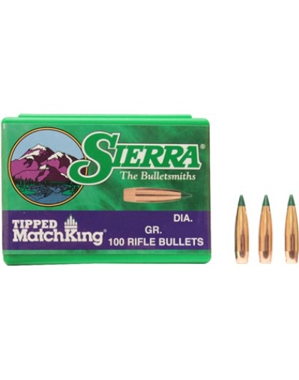 Sierra Bullets .30 Cal .308 - 168gr Hp-bt Match Tmk 100ct
