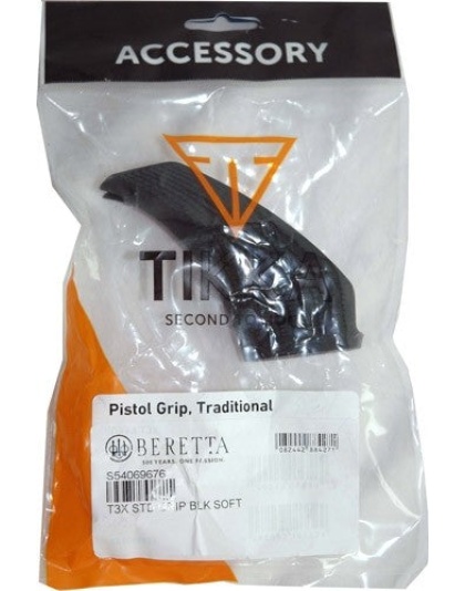 Tikka Grip Adapter For T3x - Syn Stocks Std Soft Touch Blk