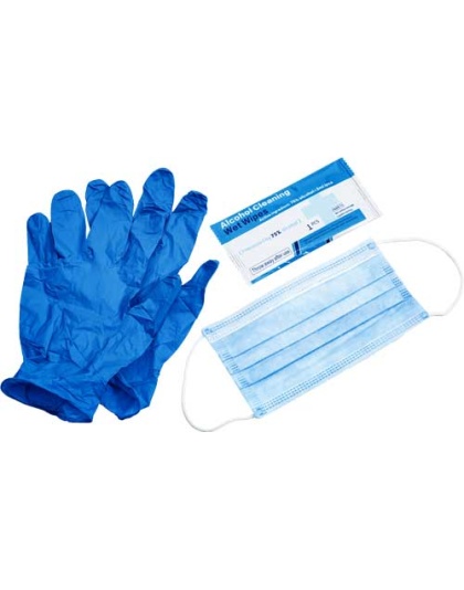 Honeywell Safety Pack 12-pack - 1-face Mask 1-gloves 2-wipes