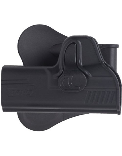 Bulldog Rr Holster Paddle Poly - Glock 42 Gen 1-2-3-4 Blk Rh
