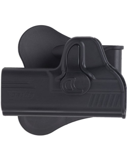Bulldog Rr Holster Paddle Poly - Glock 43 Gen 1-2-3-4 Blk Rh