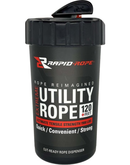 Rapid Rope Canister Od Green - 120+ Feet Utility Rope W-cuttr
