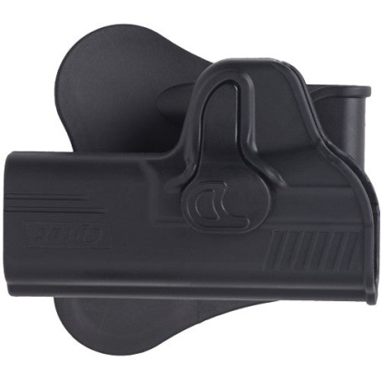 Bulldog Rr Holster Paddle Poly - Compact 1911 Up To 3" Bbl  Rh