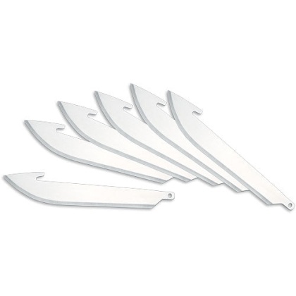 Outdoor Edge 3" Drop Point - Replacement Blades 6-pack