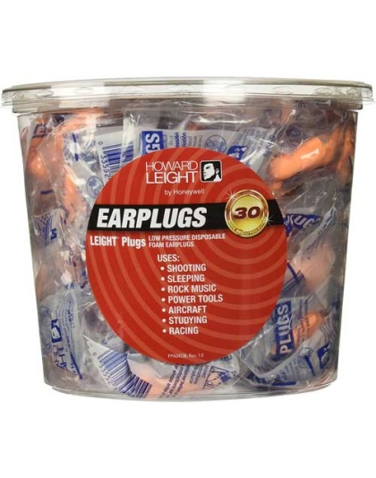 Howard Leight Leightplugs - Disposable Ear Plugs 100 Tub