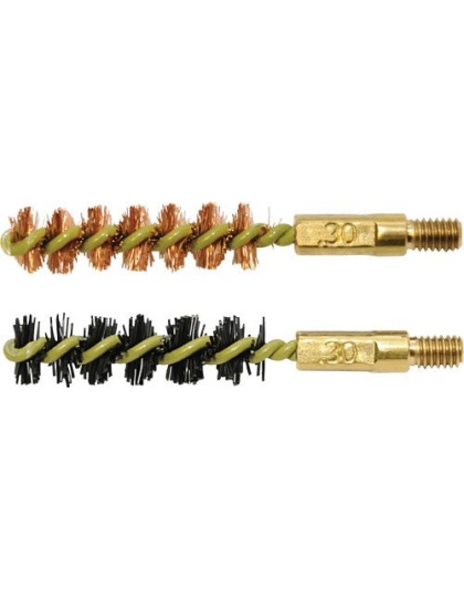 Otis Bore Brush .30 Cal 2-pk - 1-nylon 1-bronze 8-32 Thread