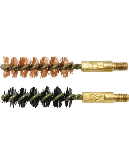 Otis Bore Brush .35 Cal 2-pk - 1-nylon 1-bronze 8-32 Thread