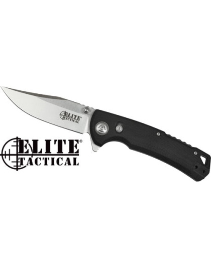 Mc Elite Tactical Chaser 3.5" - Clip Point Folder Black-ss