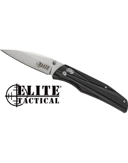 Mc Elite Tactical Traverse - 3.25" Drop Pnt Flder Black-ss