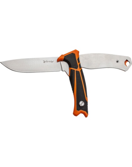 Mc Elk Ridge Trek 4.5" Guthook - Drp Pnt Combo Org-blk-ss W-sth