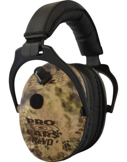 Pro Ears Revo Ear Muff - Electronic Kryptek Highlander