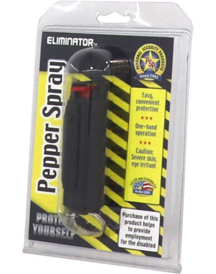 Psp Pepper Spray W- Black Hard - Case W- Key Ring 1-2 Oz.