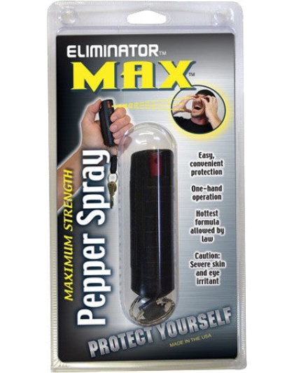 Psp Pepper Spray W- Black Hard - Case W-qr Key Ring 1-2 Oz.