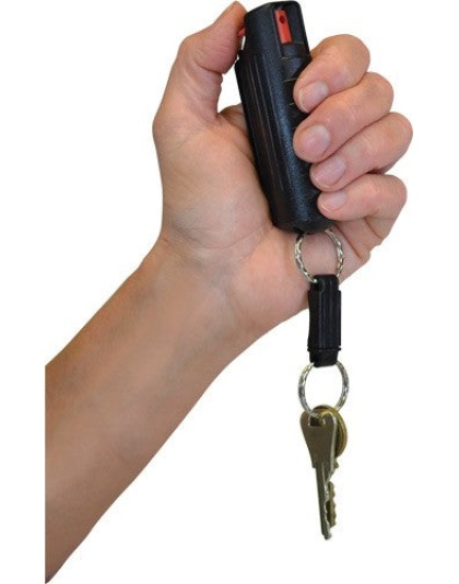 Psp Pepper Spray W- Black Hard - Case W-qr Key Ring 1-2 Oz.
