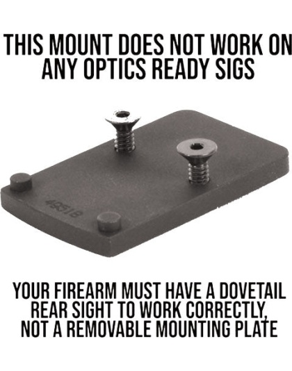 Egw Scope Mount Trijicon Rmr - For Sig P220-229 & 320 Black