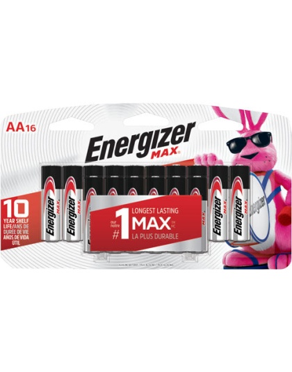 Energizer Max Batterries Aa - 16-pack