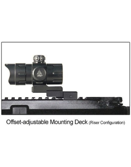Utg Red Dot 4.0 Moa Dot 38mm - With Integral Qd Mount