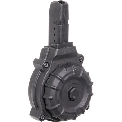 Pro Mag Magazine Ar-15 9mm - 50-round Drum Glock Style Blk