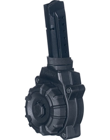Pro Mag Magazine Glock 17-19 - 9mm 30-rd Drum Black Polymer