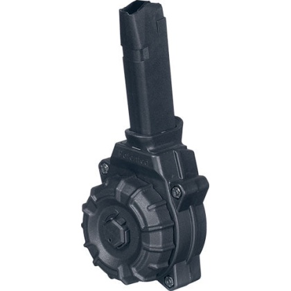 Pro Mag Magazine Glock 48-43x - 9mm 30-round Drum Black Poly