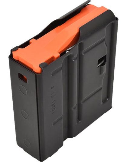 D&h Tactical Magazine 6.5cm - 10rd Steel Black Sr25-ar10