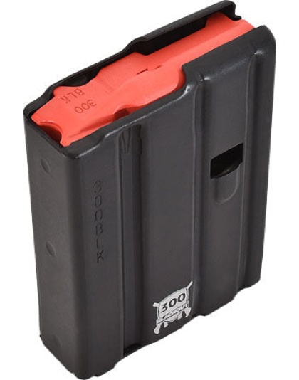 D&h Tactical Magazine .300blk - 10rd Black W-laser Logo Ar15
