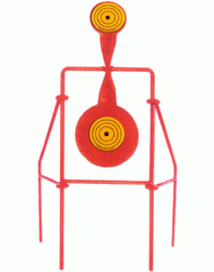 Do-all Steel Target Reactive - 9mm-30-06 Double Blast Spinner