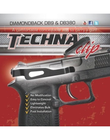 Techna Clip Handgun Retention - Clip Diamondback Db380-db9 Rs