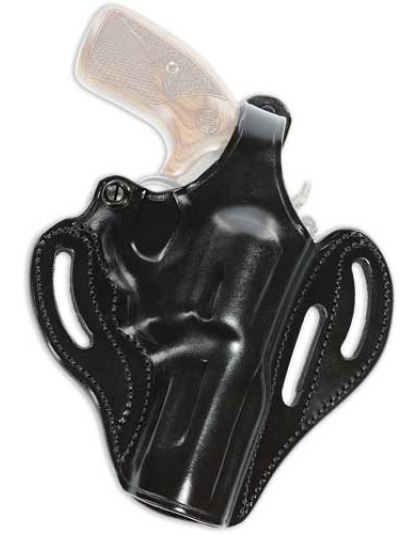 Galco Cop 3 Slot Belt Holster - Rh Lther S&w J Fr 640 21-8" Bl