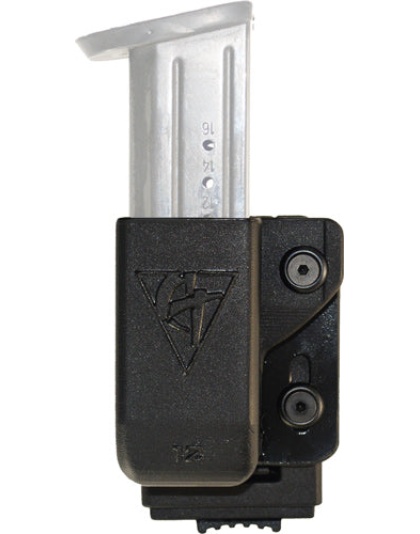 Comp-tac Single Mag Pouch Plm - Clip Lsc #12 M&p 9-40 Black